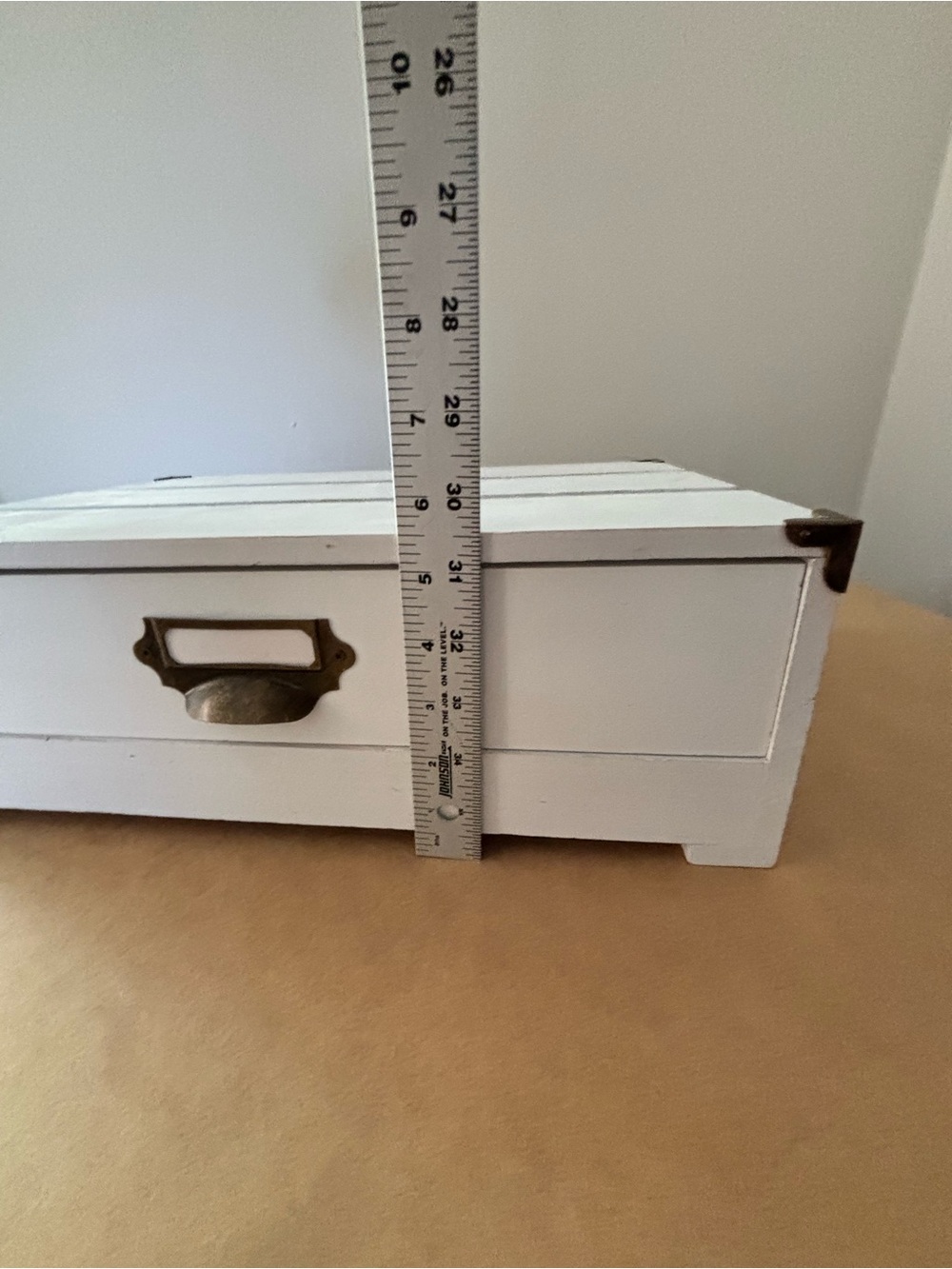 Threshold White Wooden Monitor Riser/Storage - Picture 10 of 10